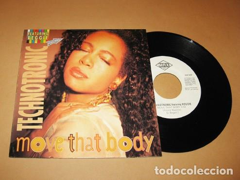 Discos de vinilo: TECHNOTRONIC - MOVE THAT BODY - SINGLE - 1991 - feat REGGIE (VOCALISTA DE INDEEP)
