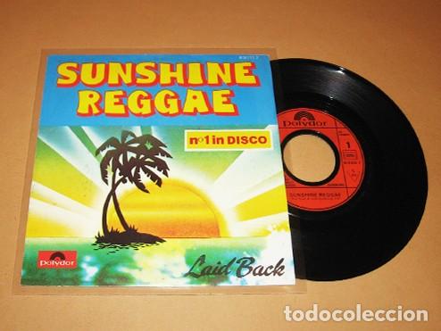 Discos de vinilo: LAID BACK - SUNSHINE REGGAE - SINGLE - 1983 - TEMAZO DISCOTECA