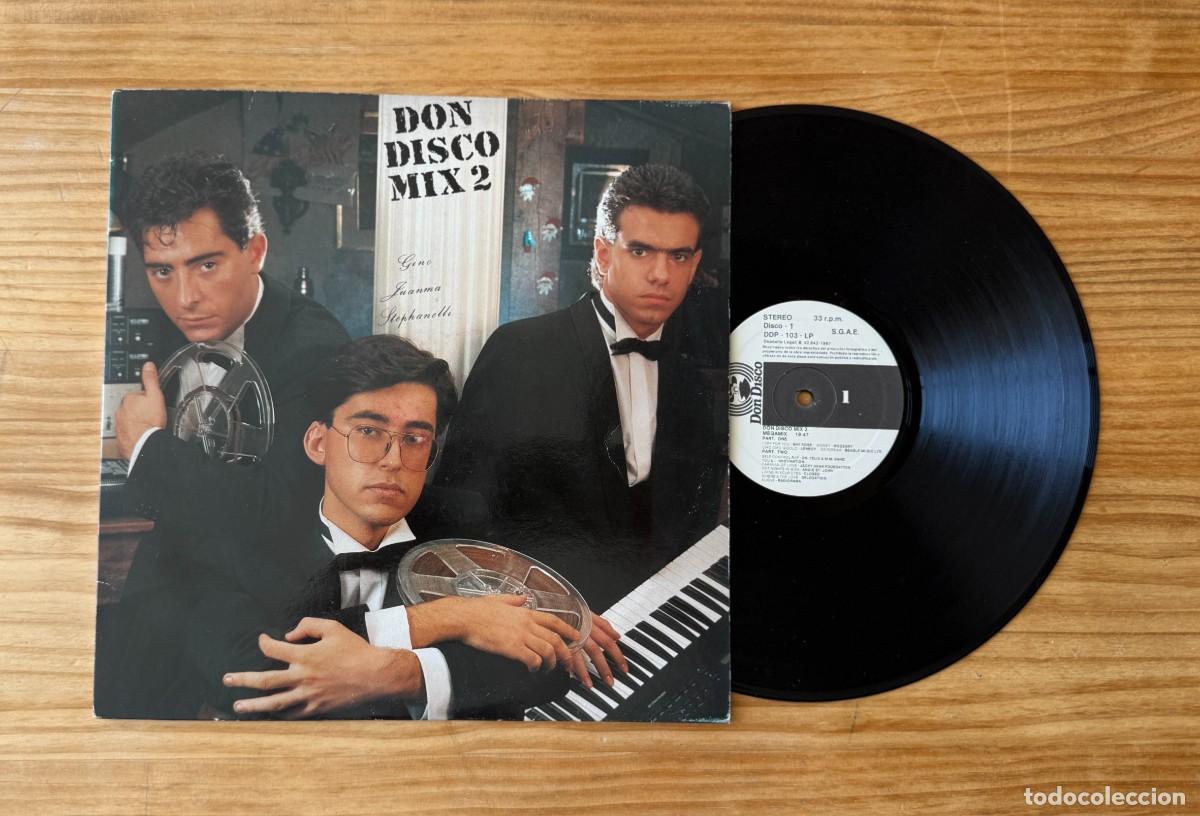 Discos de vinil: Gino, Juanma, Stefanelli &lrm;&ndash; Don Disco Mix 2. 2 LP. Spain 1987