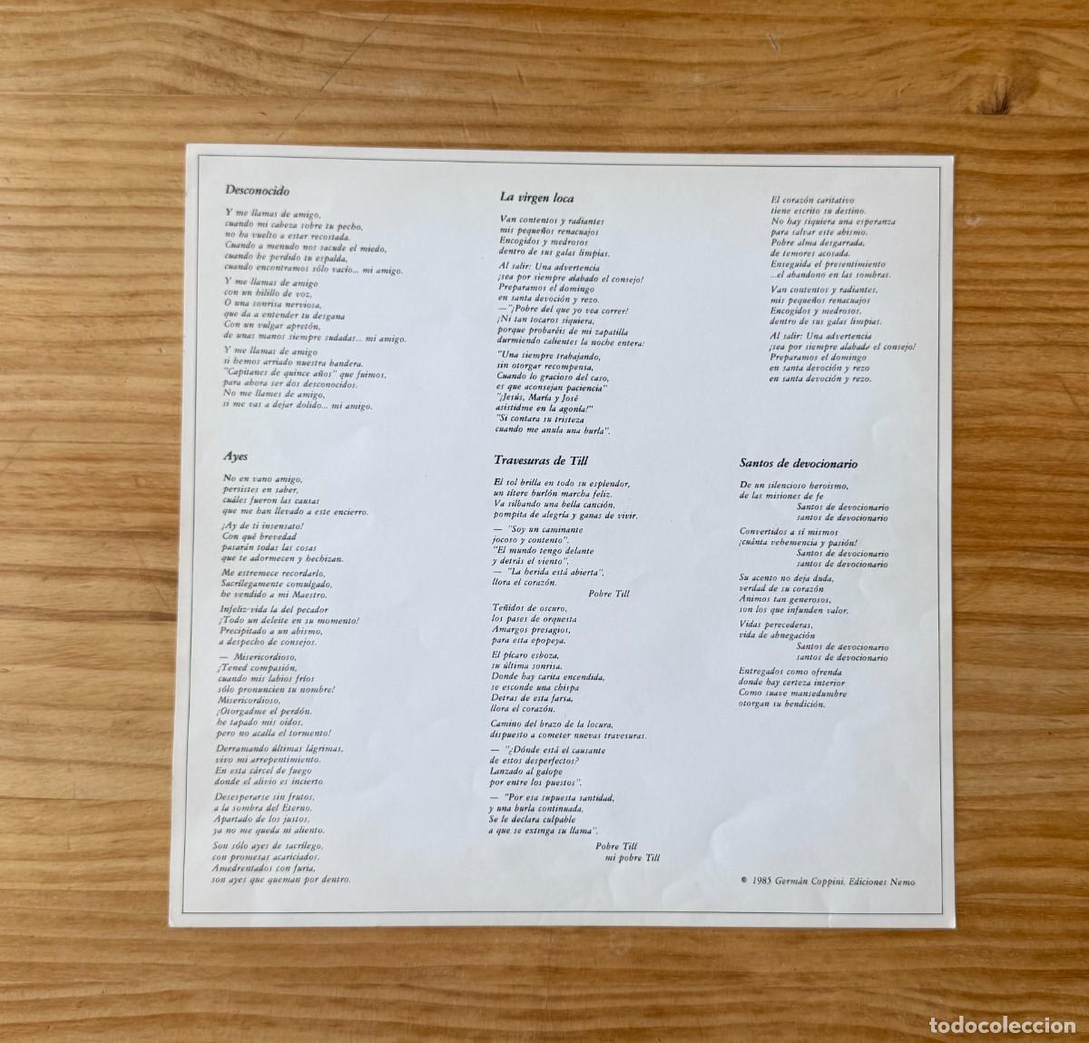 Discos de vinilo: Golpes Bajos &lrm;&ndash; Devocionario. Spain 1985 - Foto 3