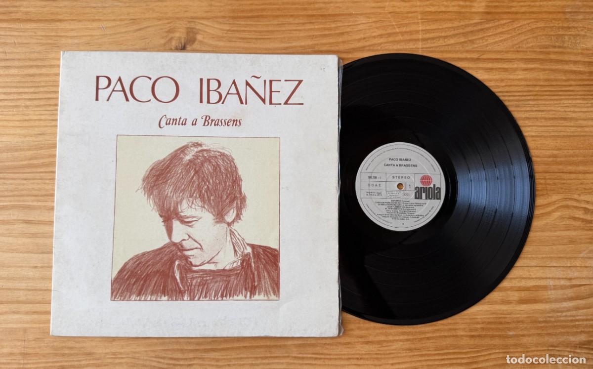 Vinyl records: Paco Iba&ntilde;ez &lrm;&ndash; Canta A Brassens. Spain 1979