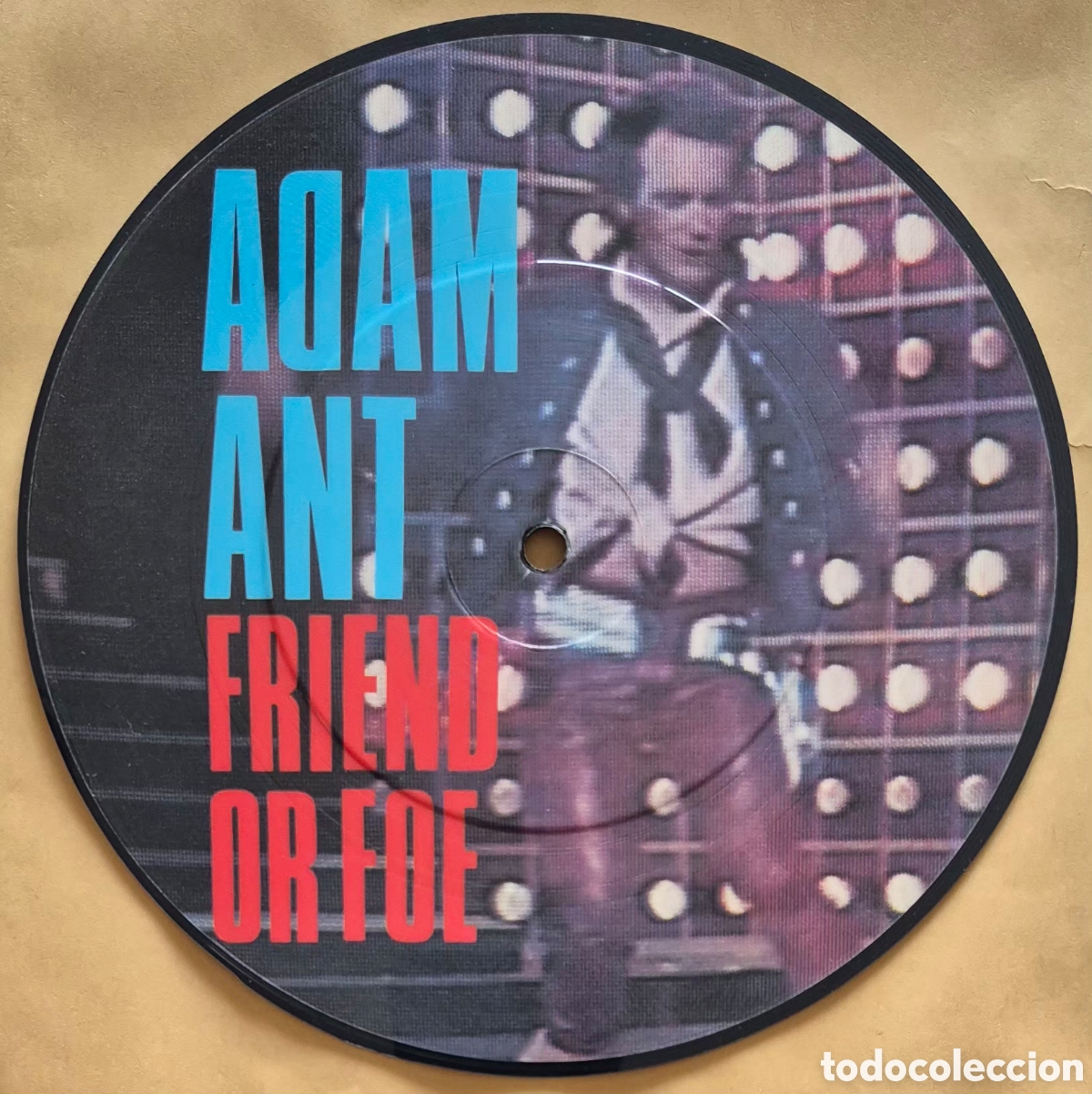 Discos de vinilo: SINGLE - ADAM ANT - FRIEND OR FOE - 1982 INGLATERRA (PICTURE DISC)