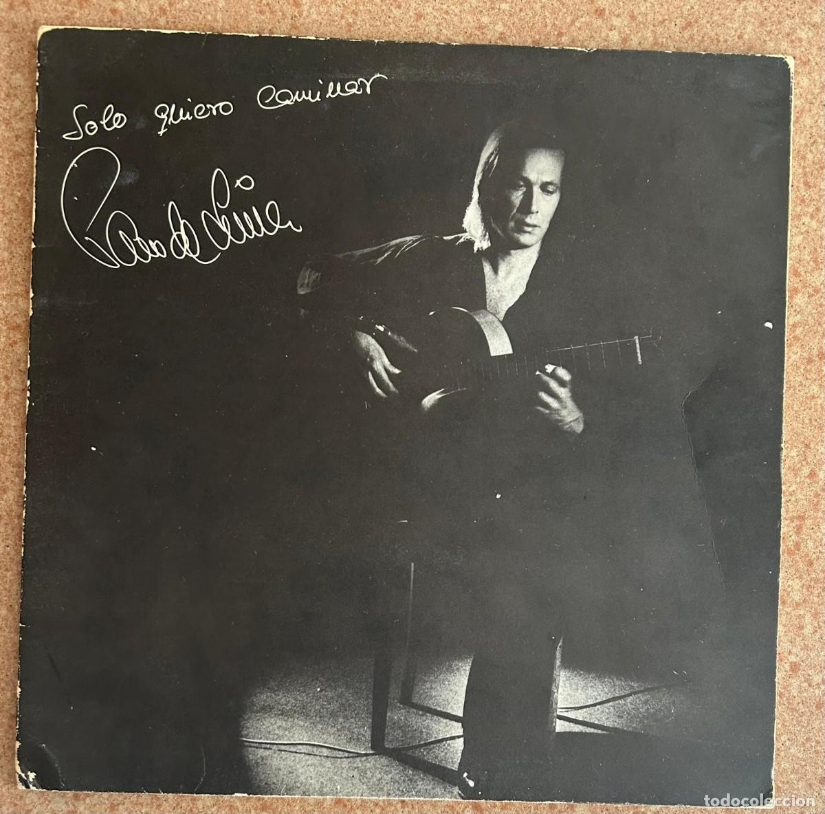Discos de vinilo: PACO DE LUC&Iacute;A - SOLO QUIERO CAMINAR - LP 1981