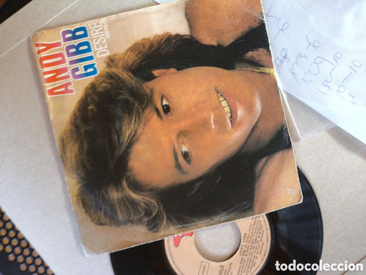 Discos de vinilo: Single de Andy gibb.lote.A.n12