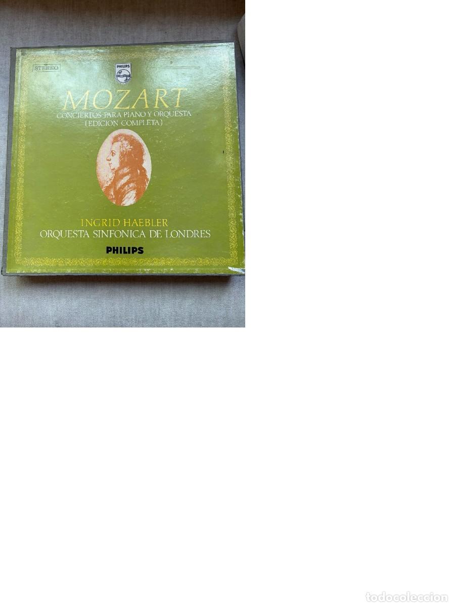Discos de vinilo: Mozart Conciertos para piano &ndash; Ingrid Haebler &ndash; Philips &ndash; Caja completa 12 LP + libreto