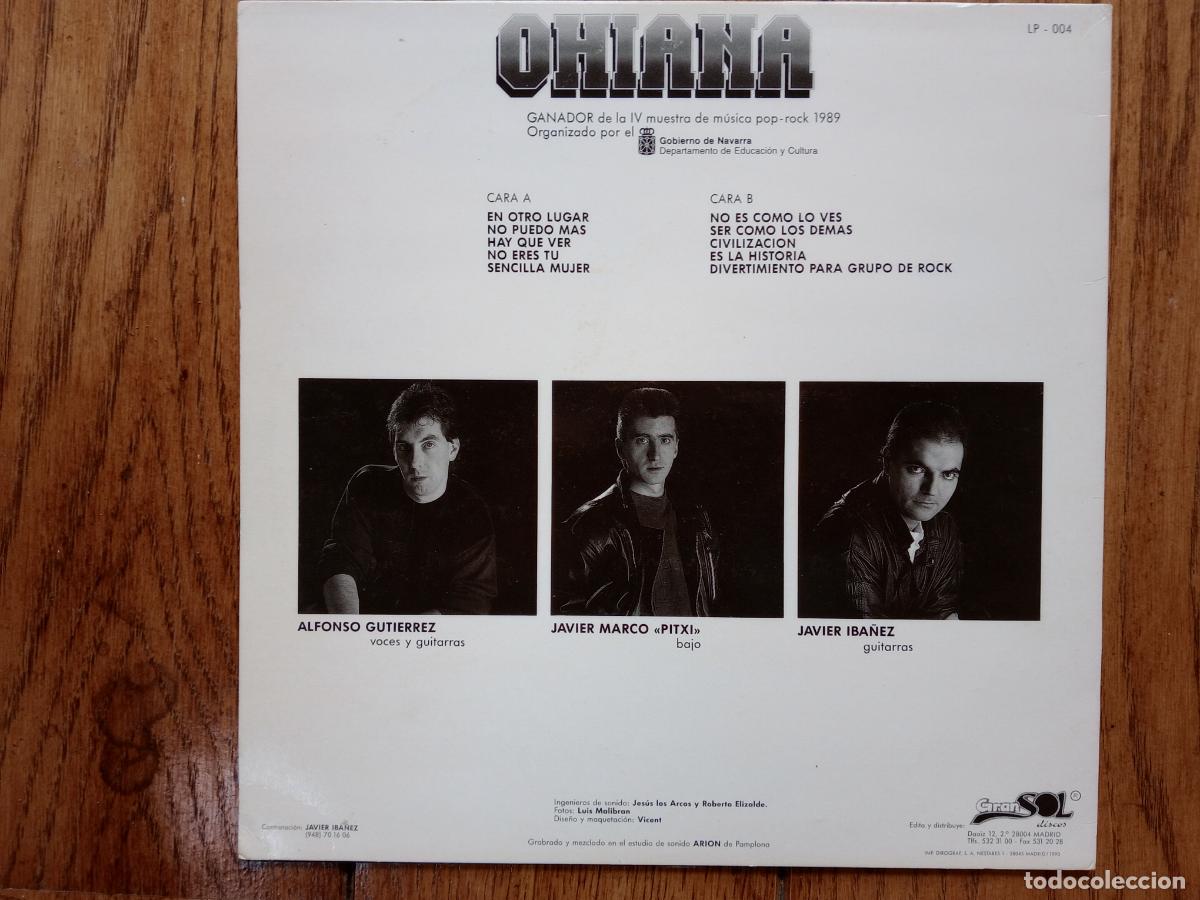 Discos de vinilo: Ohiana - en otro lugar - Foto 2