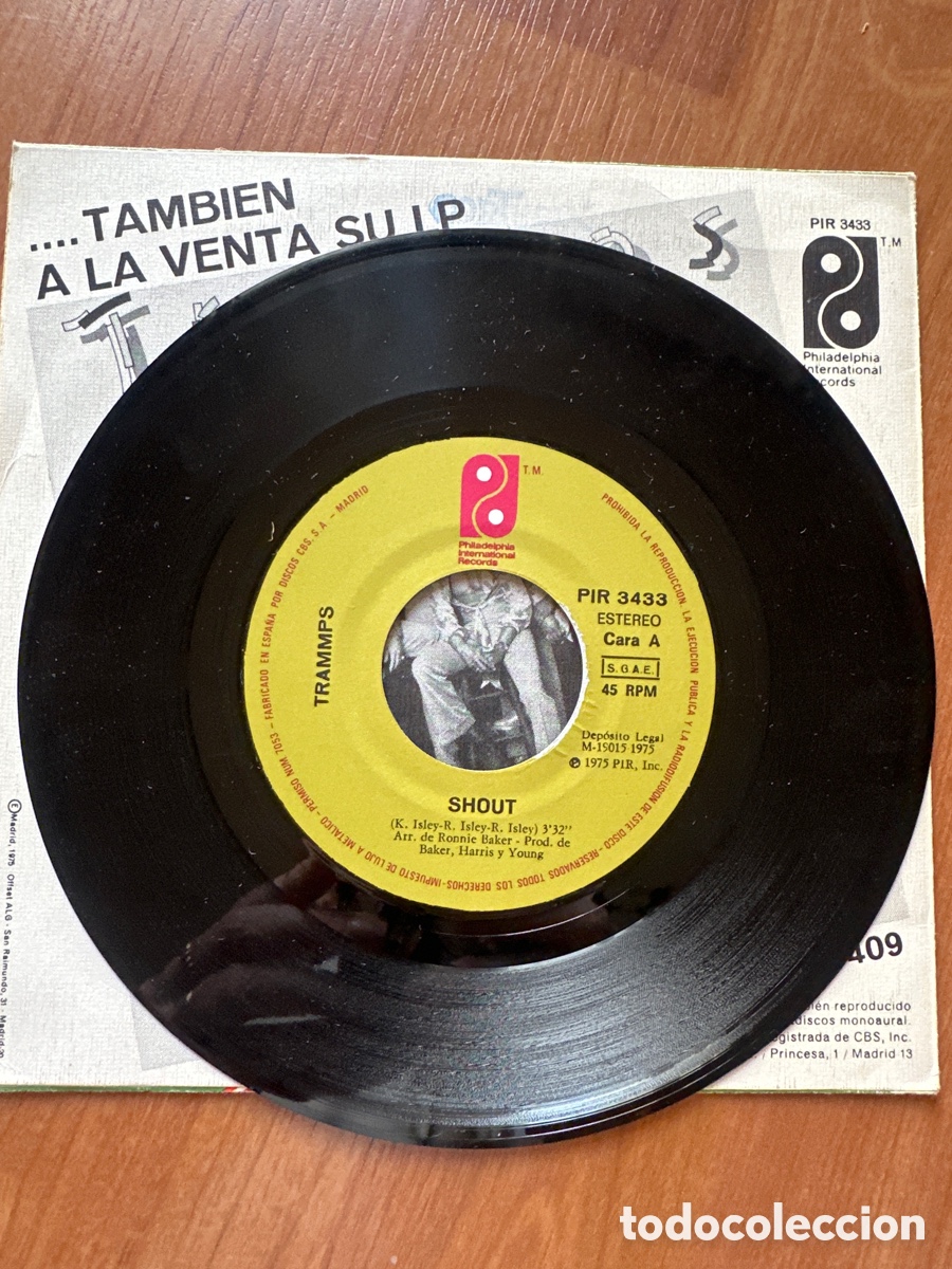 Discos de vinilo: Single Vinilo The Trammps - Foto 3