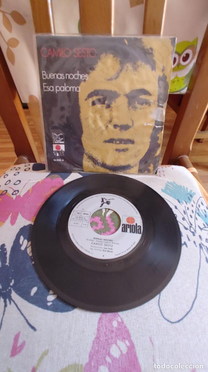 Discos de vinilo: CAMILO SESTO-SINGLE BUENAS NOCHES-PORT. REGULAR