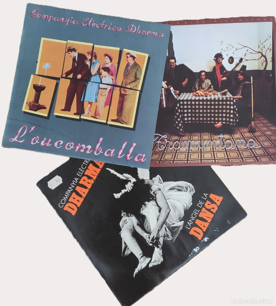 Discos de vinilo: Lote 3 LPs Companyia El&eacute;ctrica Dharma (Ediciones PDI) - Rock Progresivo