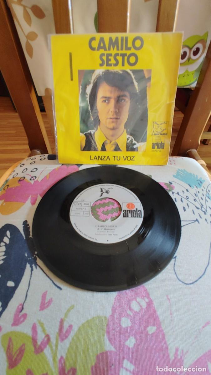 Discos de vinilo: CAMILO SESTO-SINGLE LANZA TU VOZ