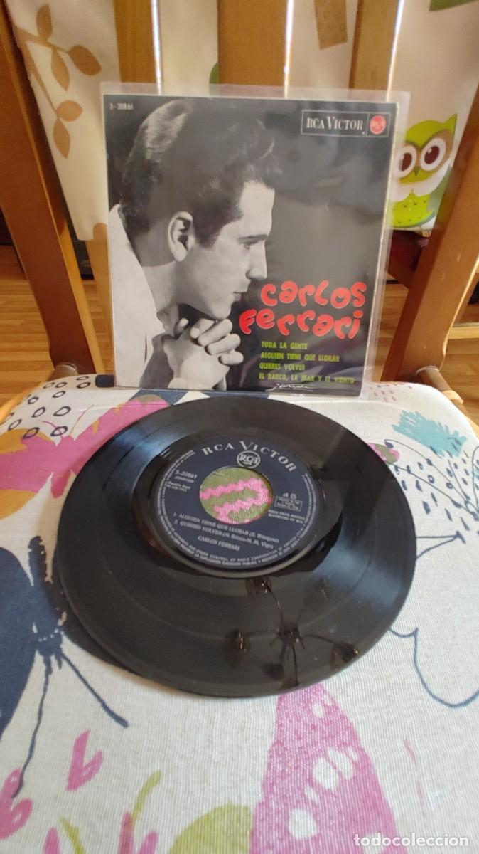 Discos de vinilo: CARLOS FERRARI-EP ALGUIEN TIENE QUE LLORAR +3-NUEVO