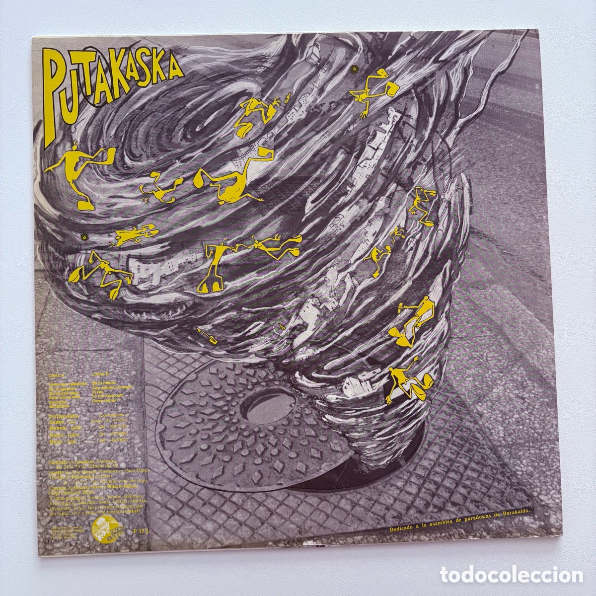 Discos de vinilo: lp Putakaska &lrm;&ndash; Vivovacilando de 1992 - Foto 2