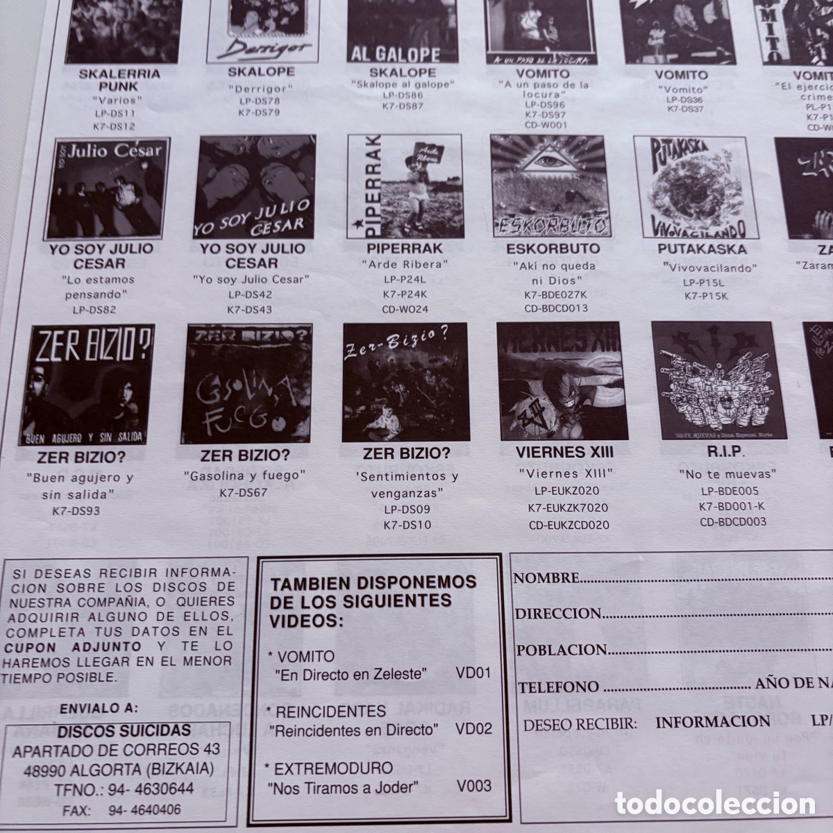 Discos de vinilo: lp Putakaska &lrm;&ndash; Vivovacilando de 1992 - Foto 6