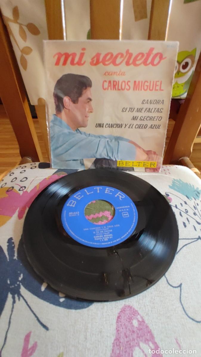 Discos de vinilo: CARLOS MIGUEL-EP MI SECRETO +3-NUEVO