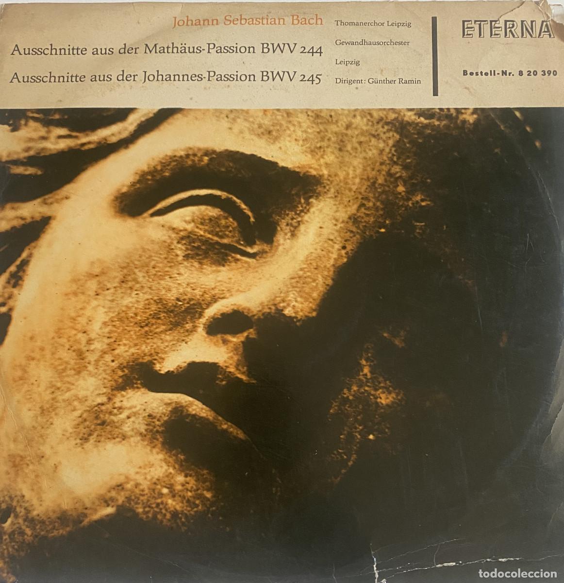 Discos de vinilo: LOTE MUSICA DE BACH - 4 DISCOS LP - BWV 244/245 - MOTETTA - COMPOSIZIONI PER ORGANO - OSTERORATORIUM