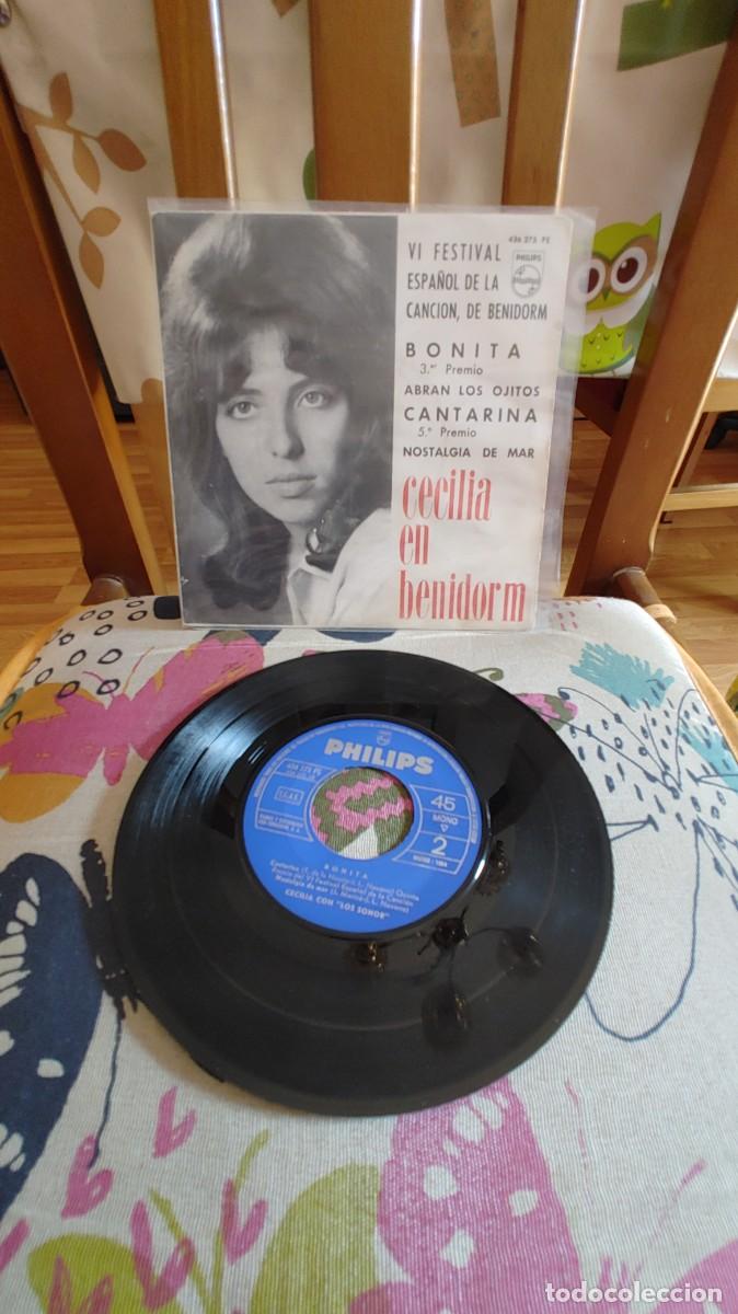 Discos de vinilo: CECILIA EN BENIDORM-EP BONITA +3