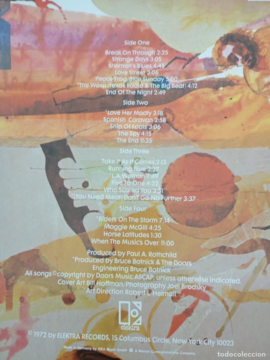 Discos de vinilo: DOORS - WEIRD SCENES INSIDE THE GOLD MINE (LP2) - Foto 3