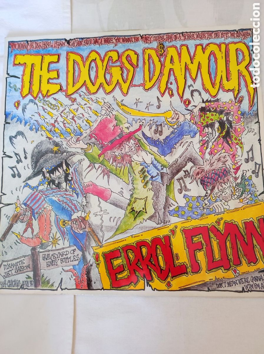 Discos de vinilo: DOGS D'AMOUR - ERROL FLYNN