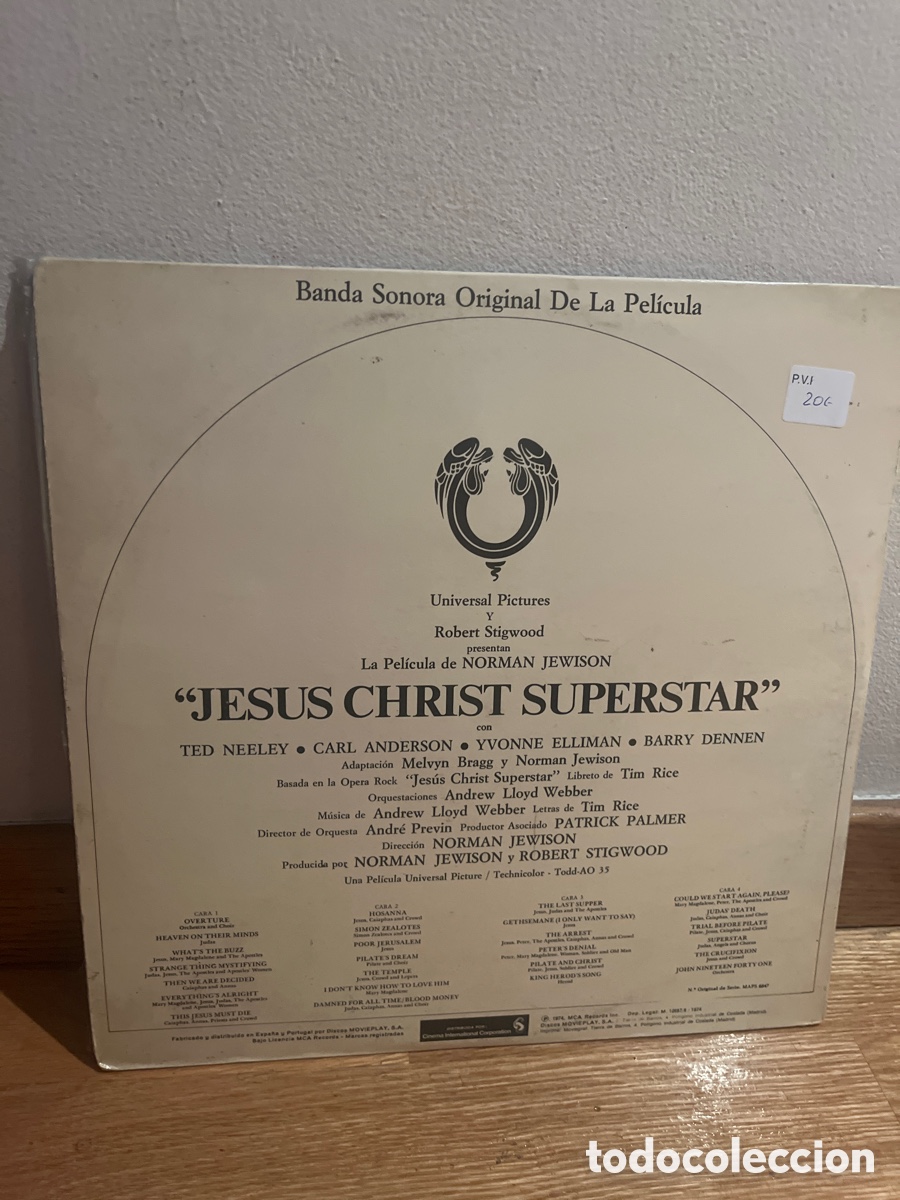 Discos de vinilo: jes&uacute;s christ superstar bso - Foto 3