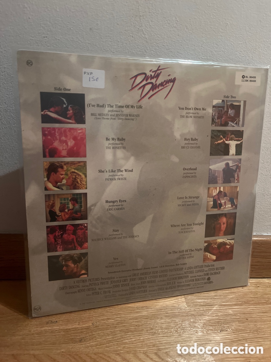 Discos de vinilo: dirty dancing patrick swayze - Foto 2