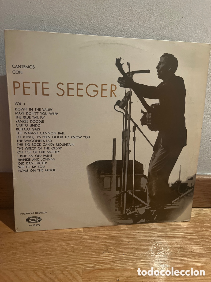 Discos de vinilo: cantemos con pete seeger