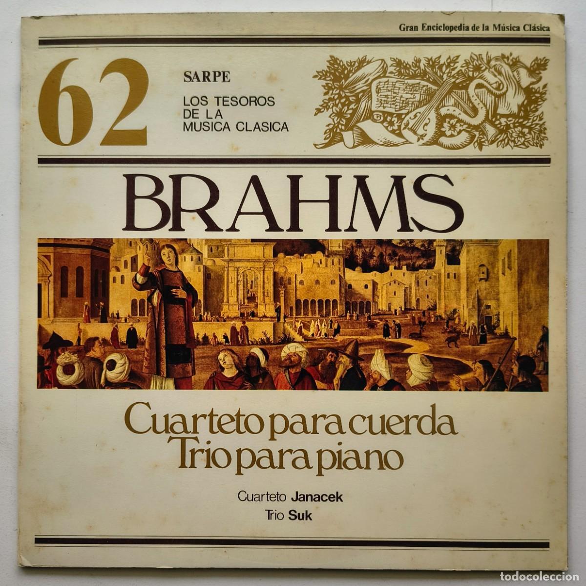 Discos de vinilo: Brahms - Los Tesoros de la musica clasica - 62