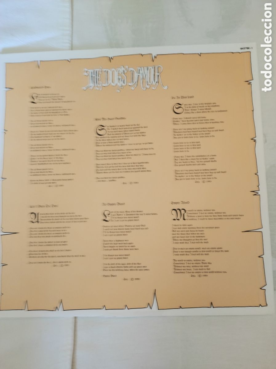 Discos de vinilo: DOGS DAMOUR - STRAIGHT! - Foto 3