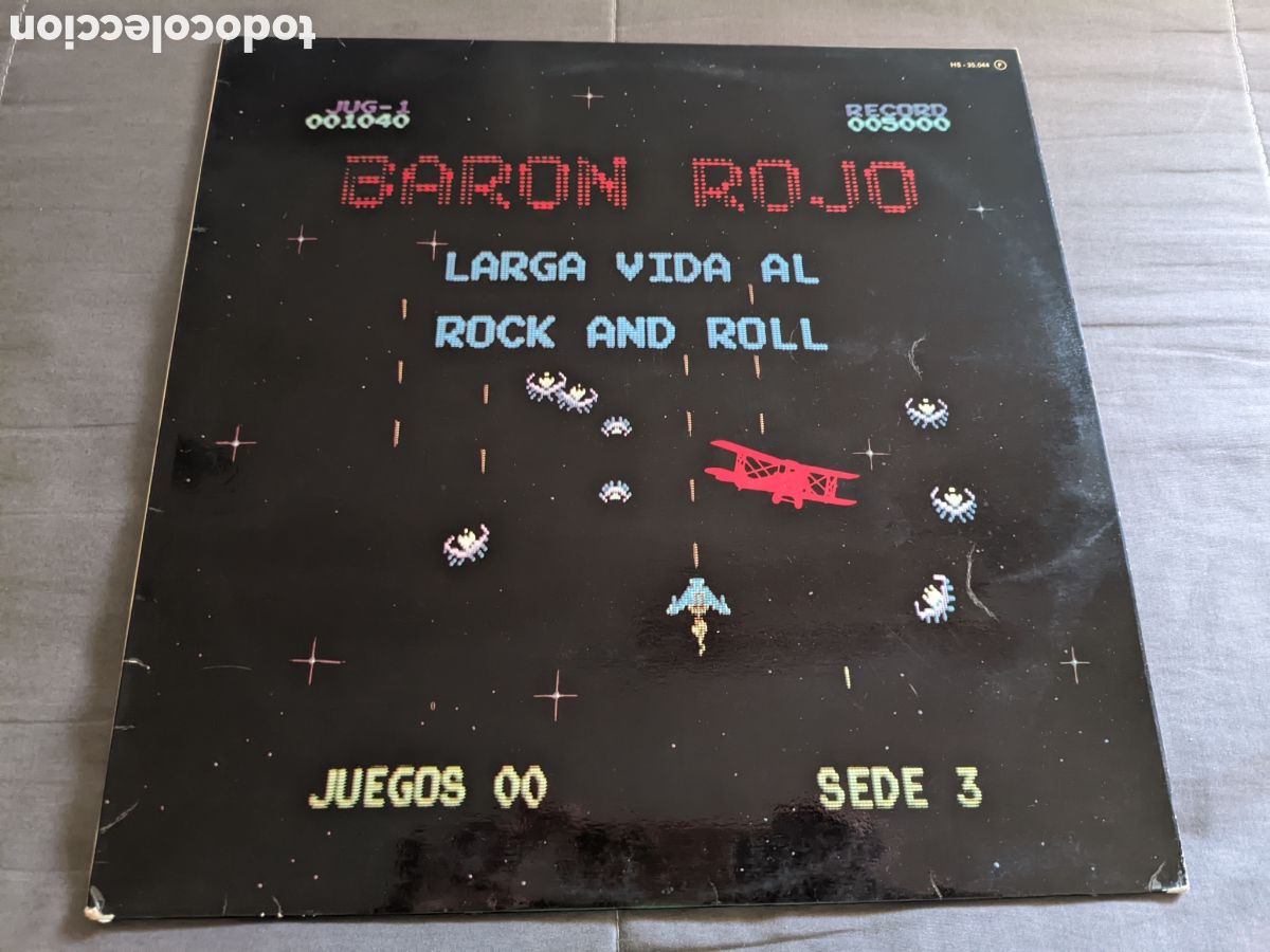 Discos de vinilo: // Baron Rojo &ndash; Larga Vida Al Rock And Roll - Chapa/Serdisco Espa&ntilde;a 1981