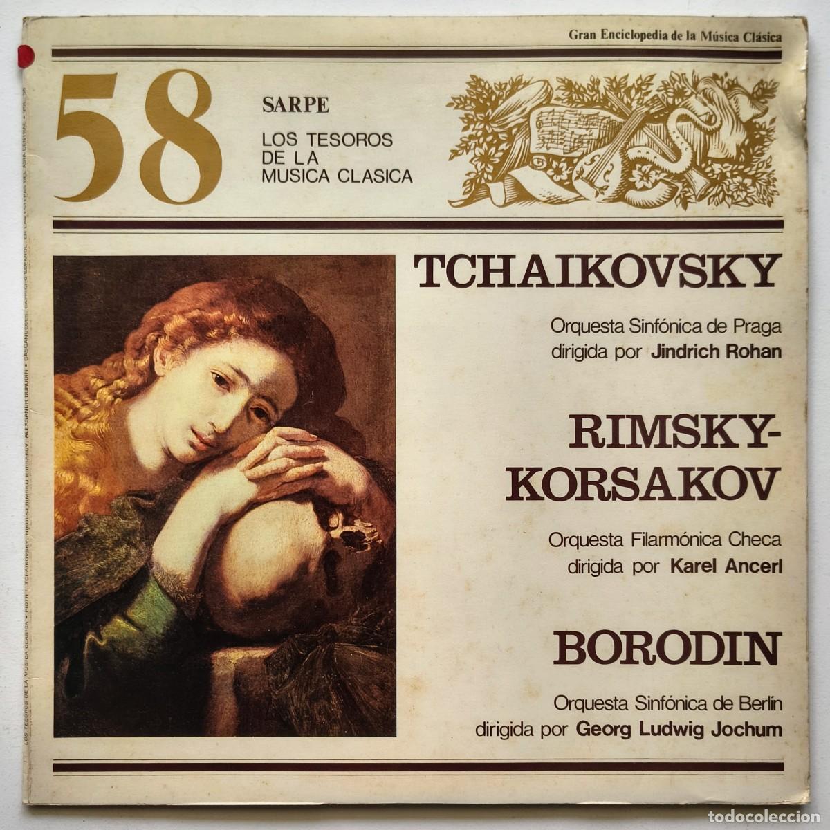 Discos de vinilo: Tchaikovsky, Rimsky Korsakov, Borodin - Los Tesoros de la musica clasica - 58