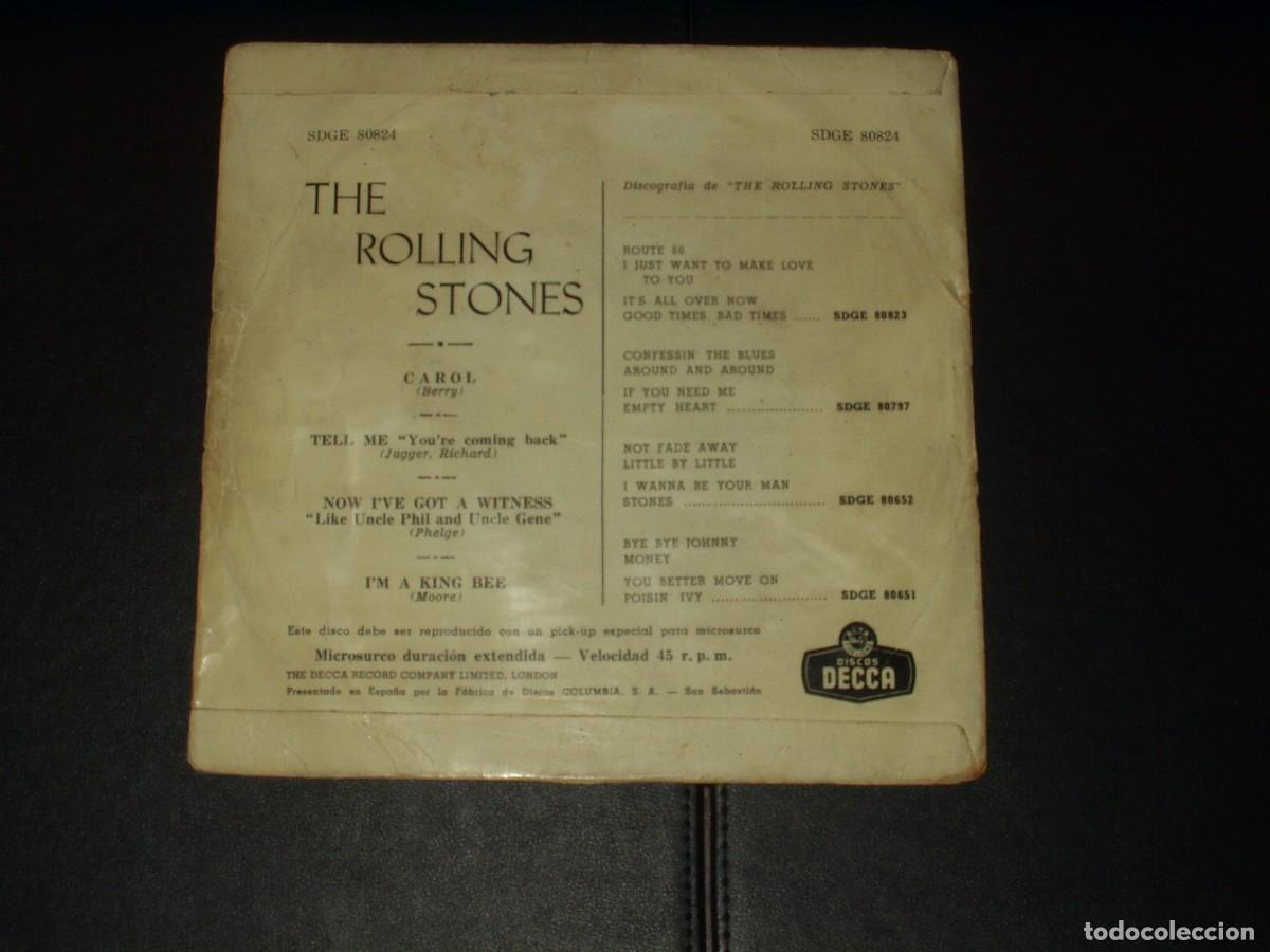 Discos de vinilo: ROLLING STONES EP CAROL +3 - Foto 2