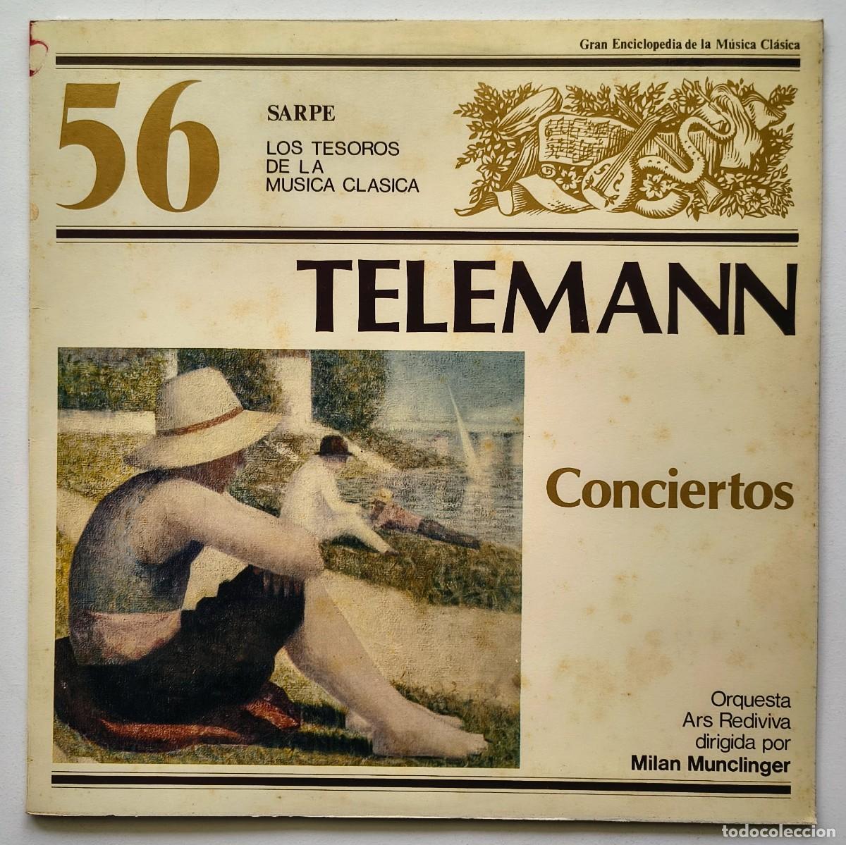 Discos de vinilo: Telemann - Los Tesoros de la musica clasica - 56