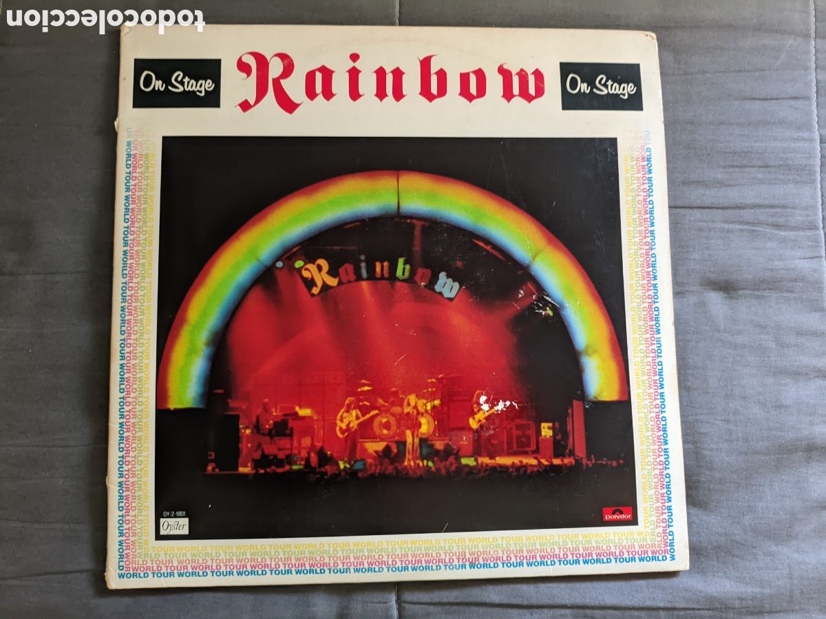 Discos de vinilo: // Rainbow - On Stage - Polydor USA 1977,2LPs Gatefold