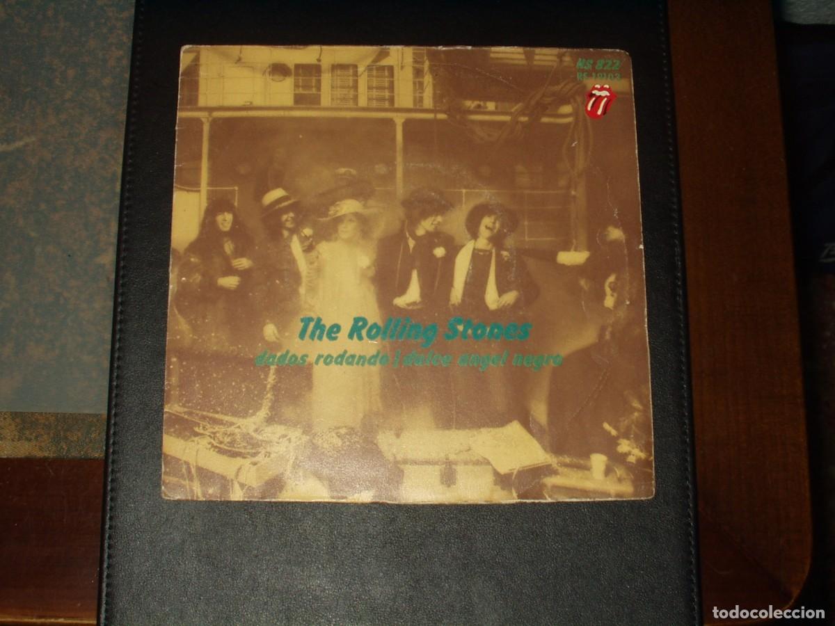 Discos de vinilo: ROLLING STONES SINGLE DADOS RODANDO - Foto 1