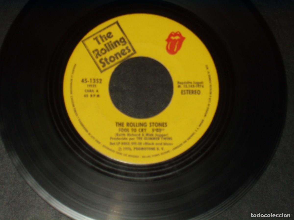 Discos de vinilo: ROLLING STONES SINGLE FOOL TO CRY - Foto 3