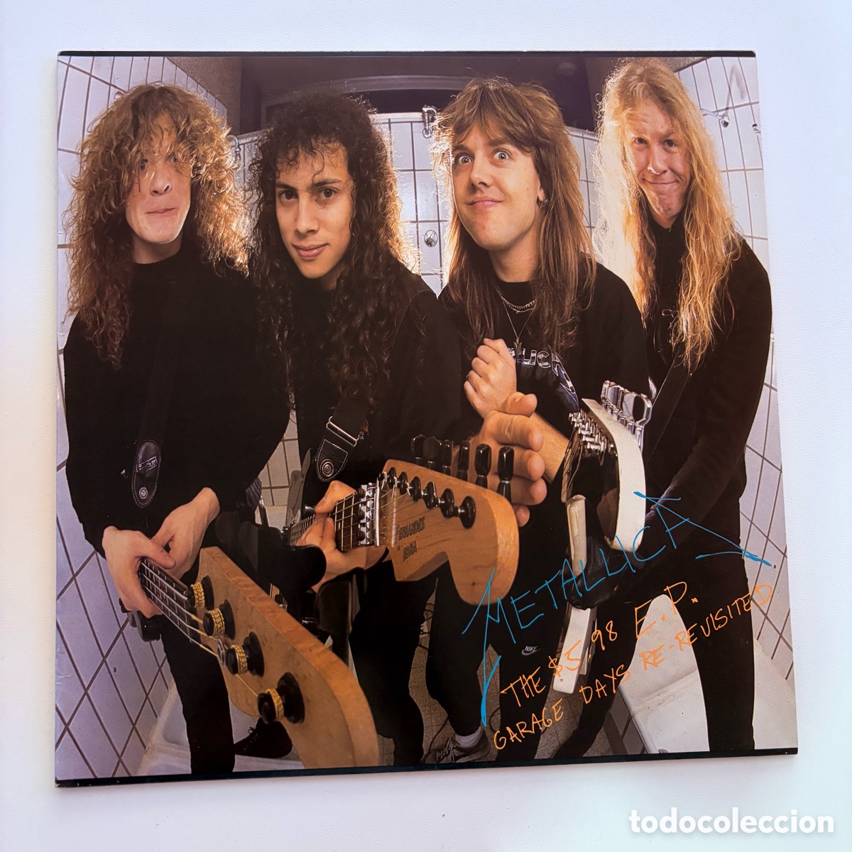 Discos de vinilo: lp 12'' Metallica &ndash; The $5.98 E.P. - Garage Days Re-Revisited edicion espa&ntilde;ola de 1987