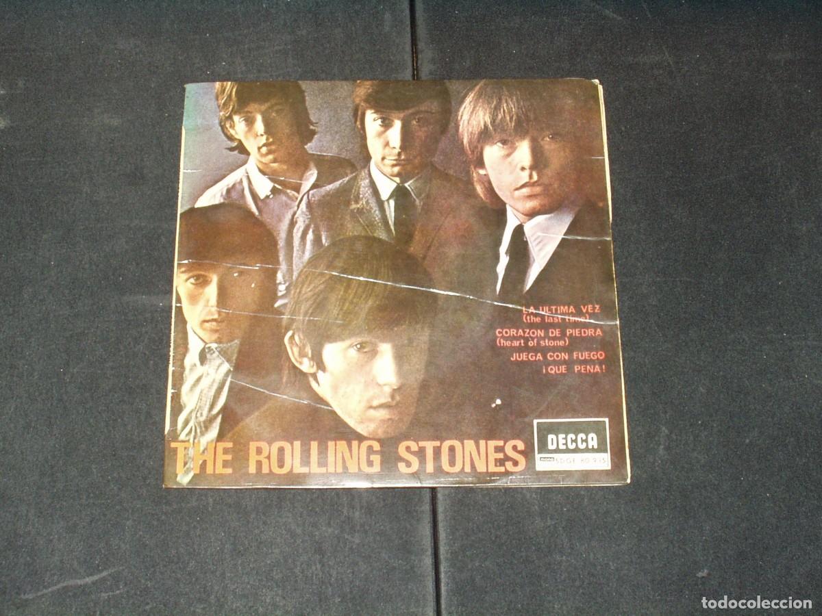 Discos de vinilo: ROLLING STONES EP LA ULTIMA VEZ+3 - Foto 1
