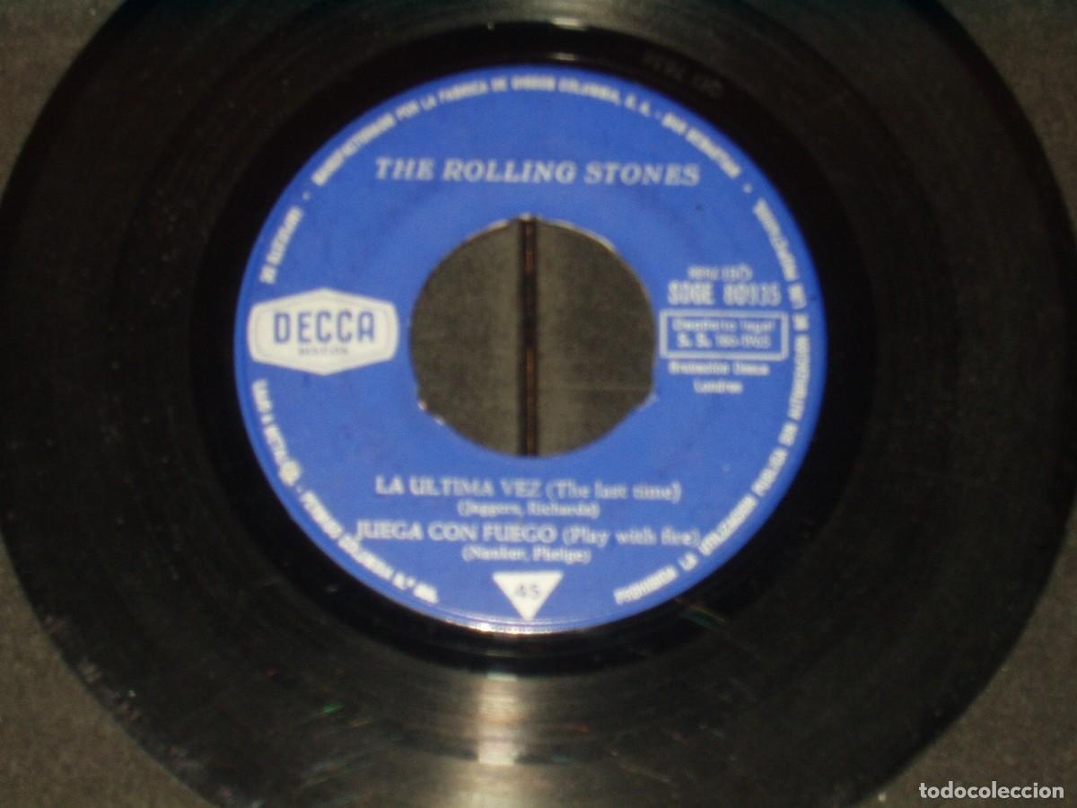 Discos de vinilo: ROLLING STONES EP LA ULTIMA VEZ+3 - Foto 3