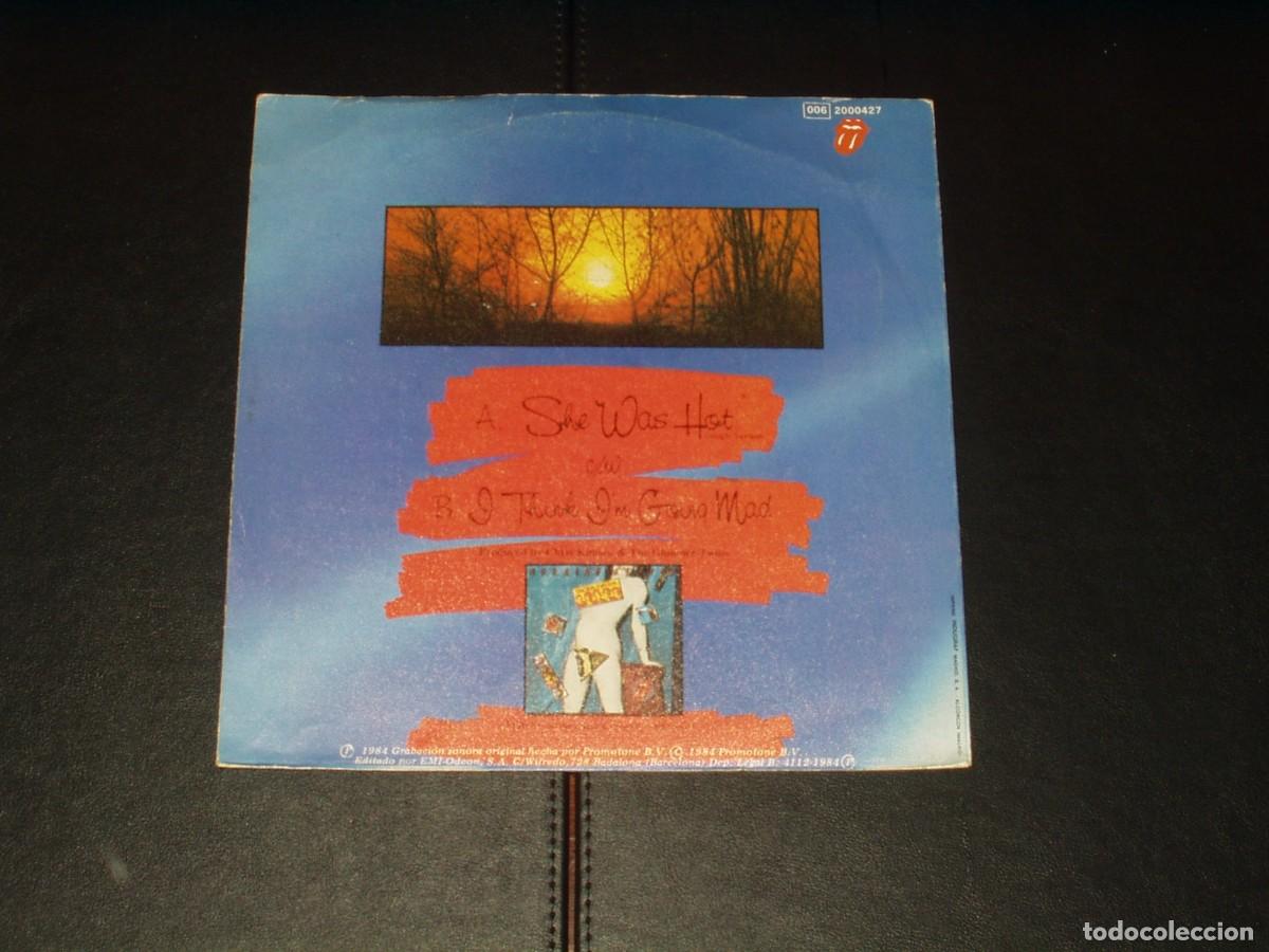 Discos de vinilo: ROLLING STONES SINGLE SHE WAS HOT - Foto 2