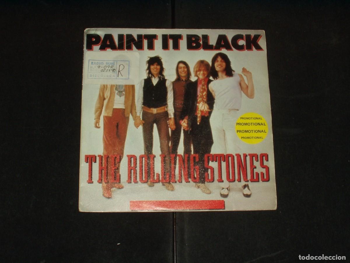 Discos de vinilo: ROLLING STONES SINGLE PAINT IT BLACK PROMOCIONAL