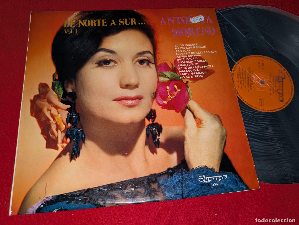 Discos de vinilo: ANTO&Ntilde;ITA MORENO De norte a Sur...Vol.1 I LP 1974 Olympo