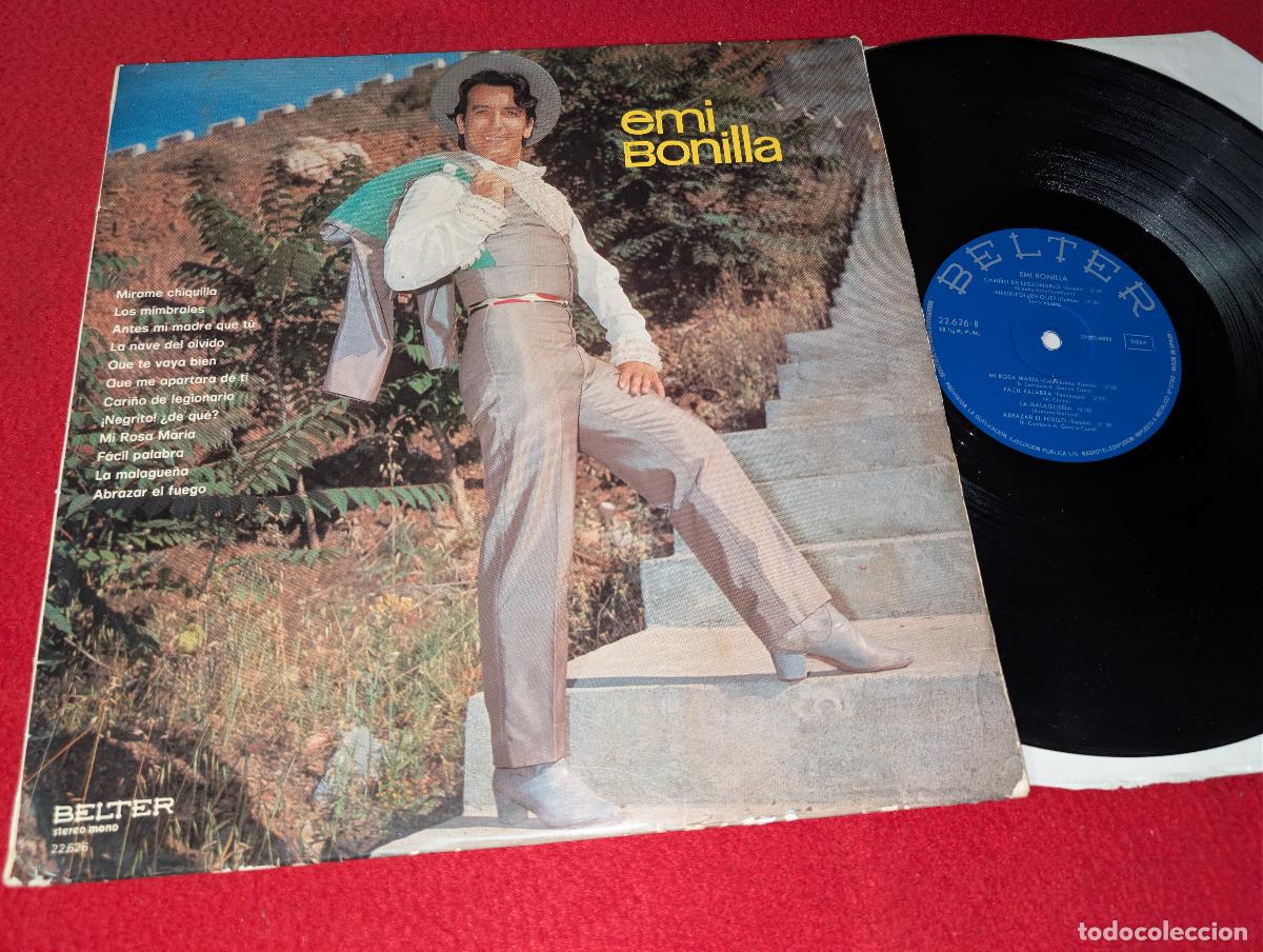 Discos de vinilo: EMI BONILLA Emi Bonilla LP 1972 Belter FIRMADO Y DEDICADO en contraportada