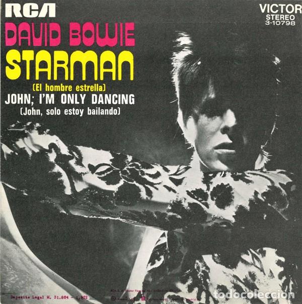 Discos de vinilo: DAVID BOWIE STARMAN+JOHN IM ONLY DANCING