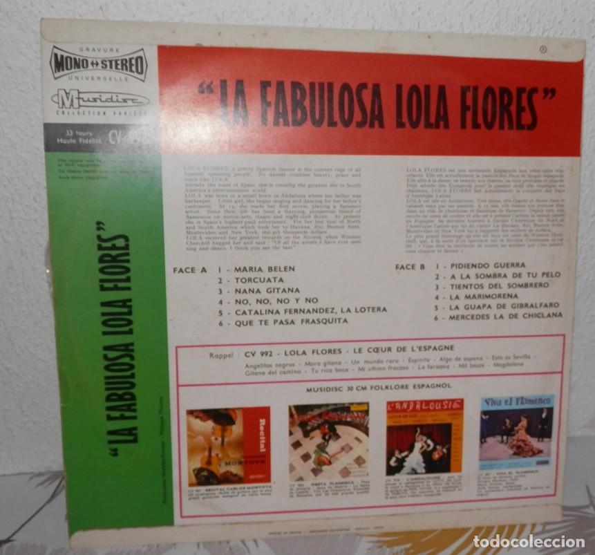 Discos de vinilo: DISCO LP VINILO DE LOLA FLORES - Foto 2