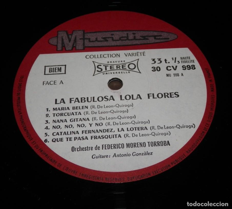 Discos de vinilo: DISCO LP VINILO DE LOLA FLORES - Foto 3