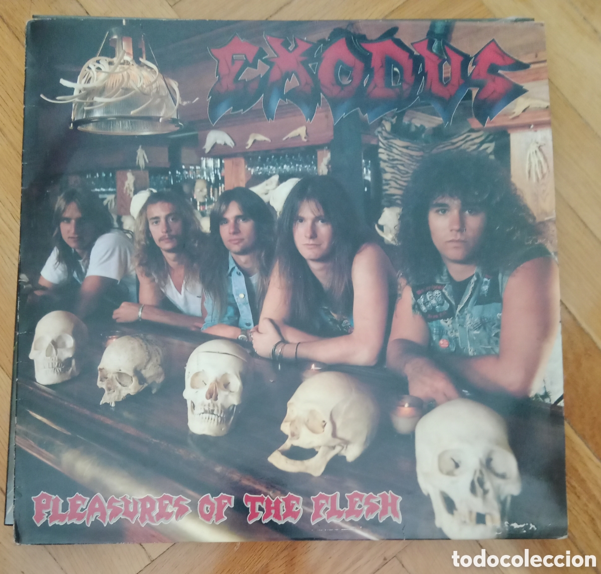 Discos de vinilo: Exodus - Pleasures of the flesh LP 80s