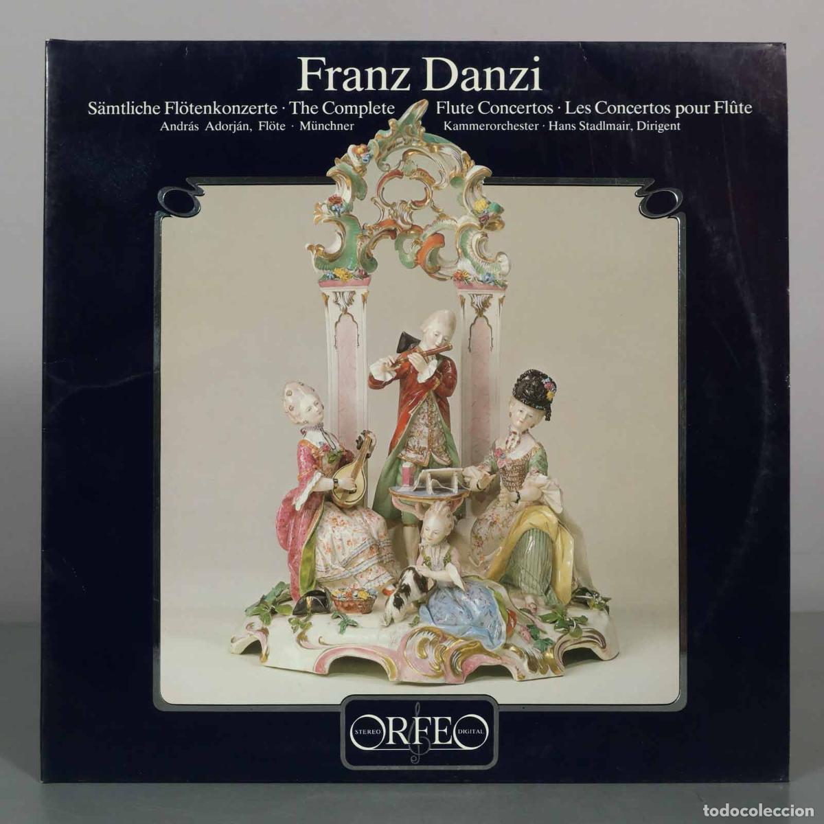 Discos de vinil: LP. Franz Danzi: The Complete Flute Concertos - Andr&aacute;s Adorj&aacute;n, Hans Stadlmair, M&uuml;nchener Kammerorc