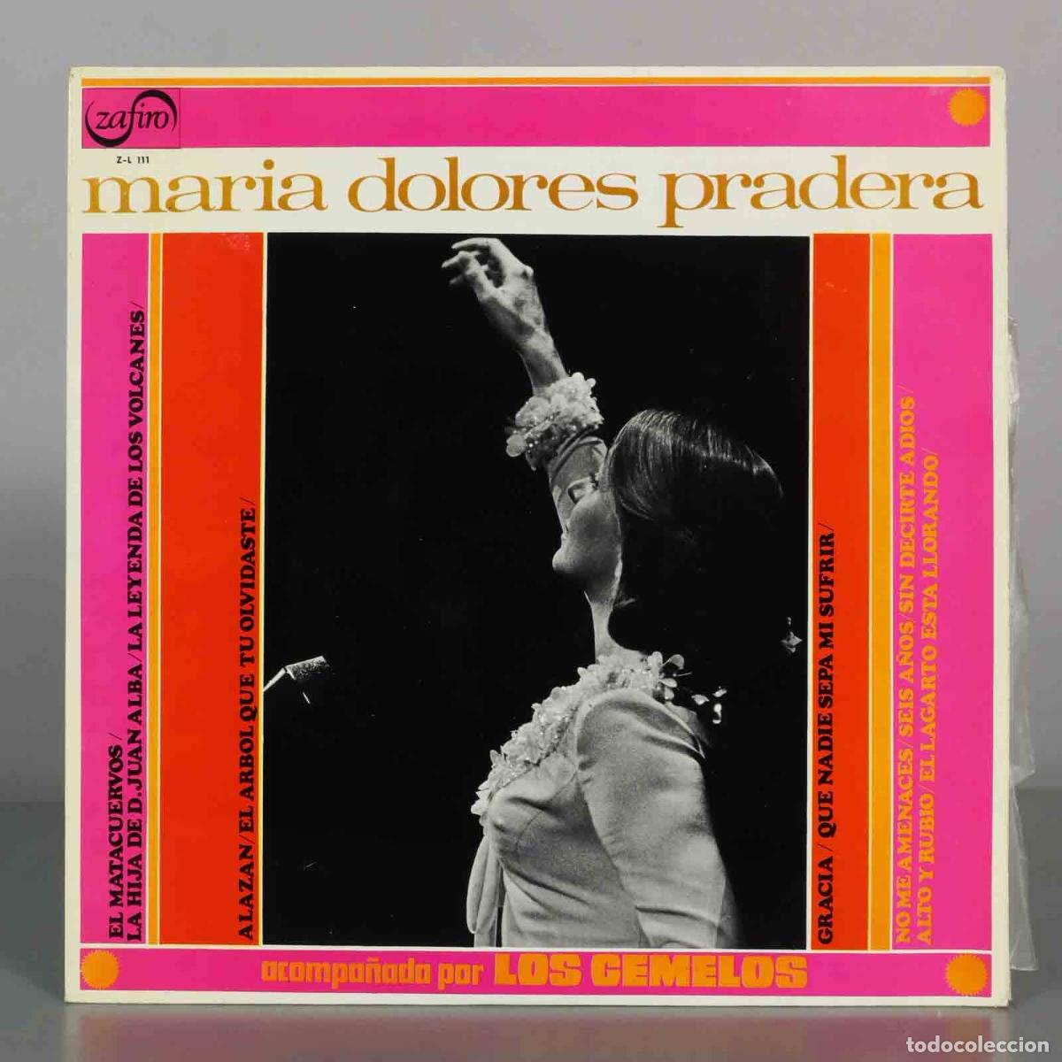 Discos de vinil: LP. Mar&iacute;a Dolores Pradera acompa&ntilde;ada por Los Gemelos