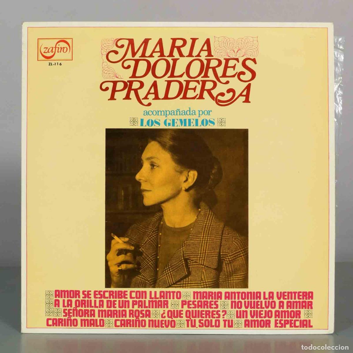 Discos de vinilo: LP. Maria Dolores Pradera Acompa&ntilde;ada Por Los Gemelos