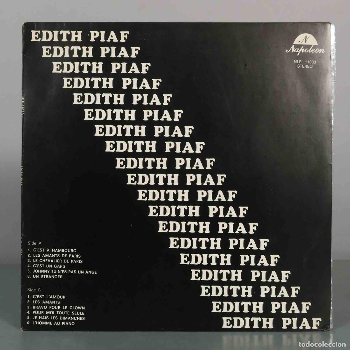 Discos de vinilo: LP. Edith Piaf - Napoleon - Foto 1