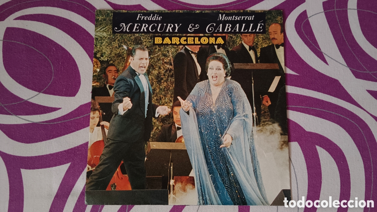 Discos de vinilo: Freddie Mercury & Montserrat Caball&eacute; &ndash; Barcelona 7&rdquo;